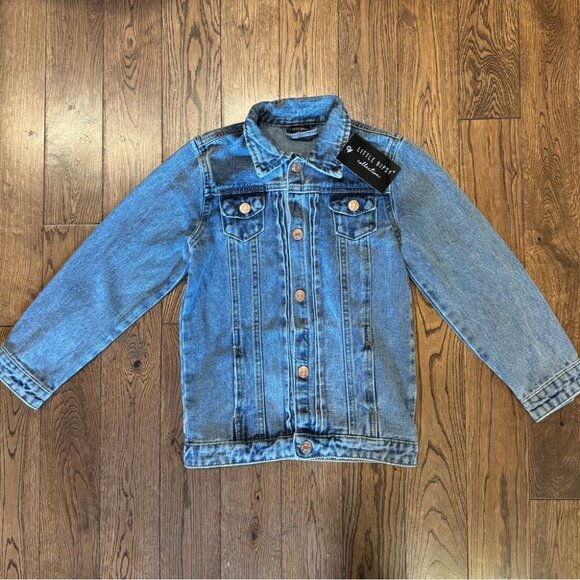 Little Bipsy Other - Denim Jacket Medium Wash Size 5T-6T